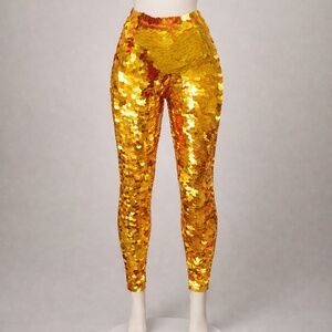 NWT ROSA BLOOM Indus SEQUINS LEGGINGS Pants SIZE XXS